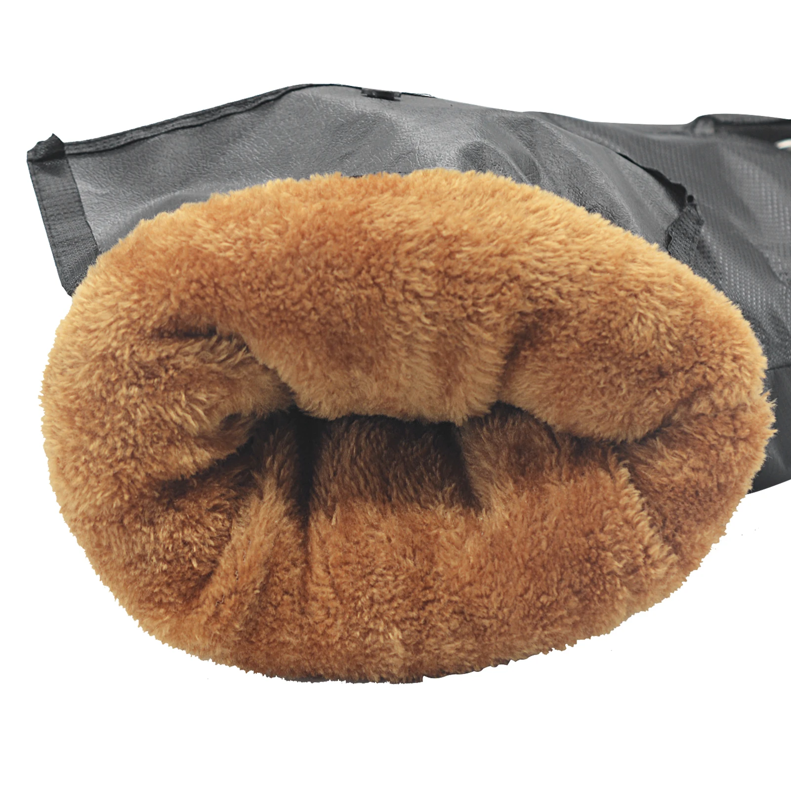 

Motorcycle Warm Gloves With Reflective Strip Windproof Waterproof Warm Bike Motorbike Handle Bar Hand Cover