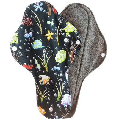BL15-1 LECY ECO LIFE женские гигиенические товары, супер абсорбент водонепроницаемый тяжелый поток тканевые менструальные прокладки длина 30 см - Цвет: BL15-1