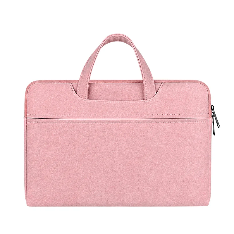

One-shoulder Portable Dual-use Laptop Bag Computer IPAD Multifunctional Liner Bag Business Briefcase Frosted PU Leather Bag