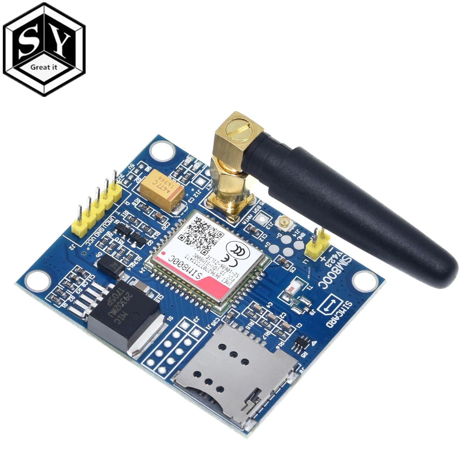 Макетная плата SIM800C GSM GPRS модуль Поддержка сообщений Bluetooth аудио