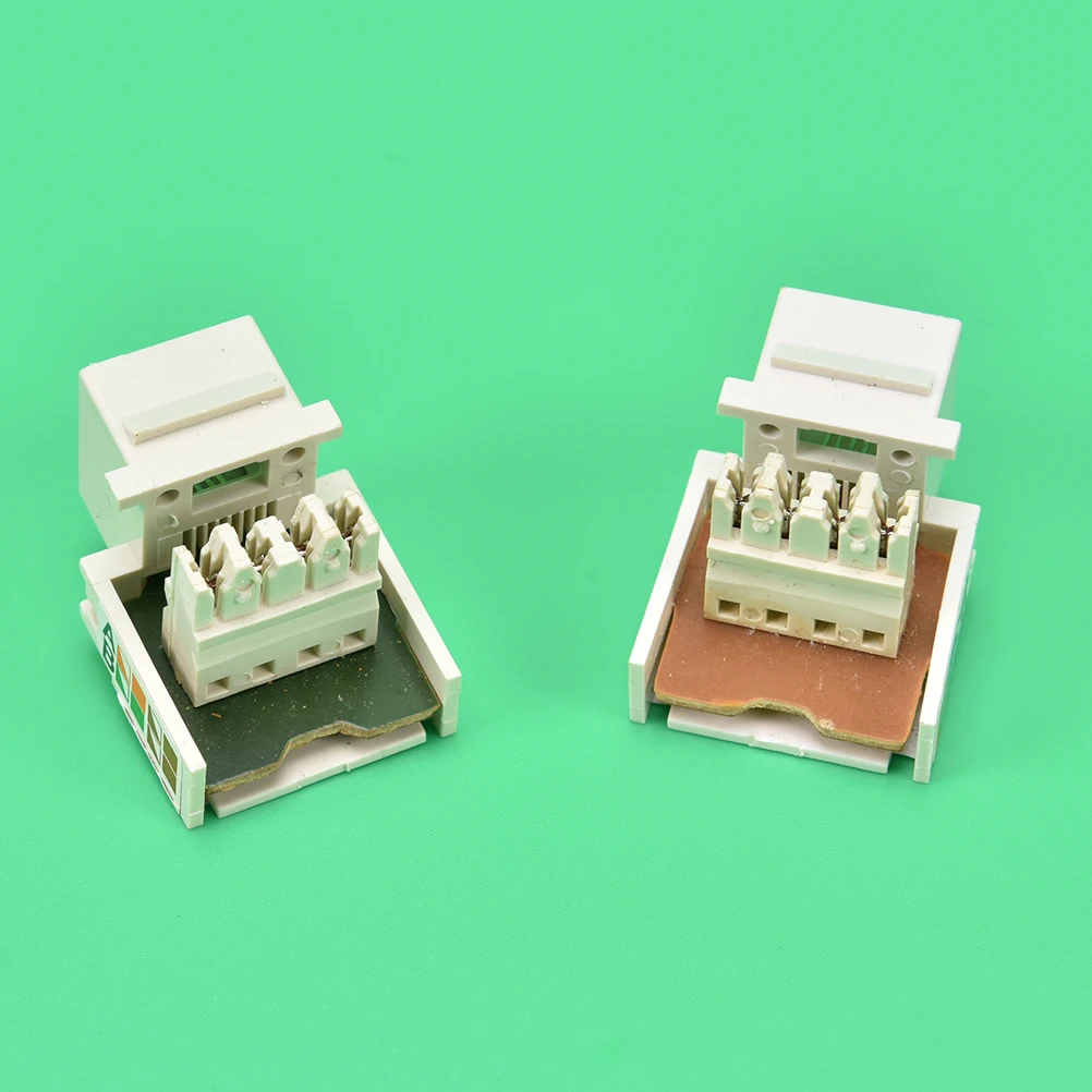 2 шт./лот телефонный модуль 6P4C гарнитура Keystone Jack Разъем адаптер | Компьютеры и офис