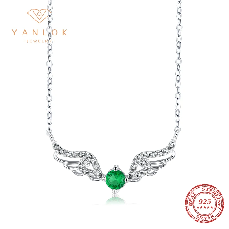 

Цепочка женская из серебра 925 пробы, с ангельским пером и крыльями