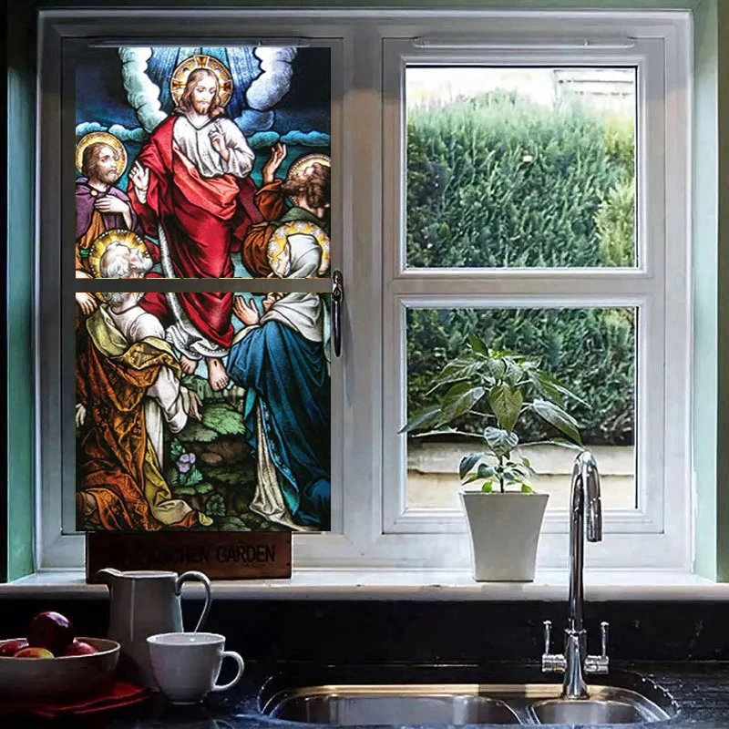 Изготовление размеров под заказ само-клеящаяся оконная Стекло наклейки