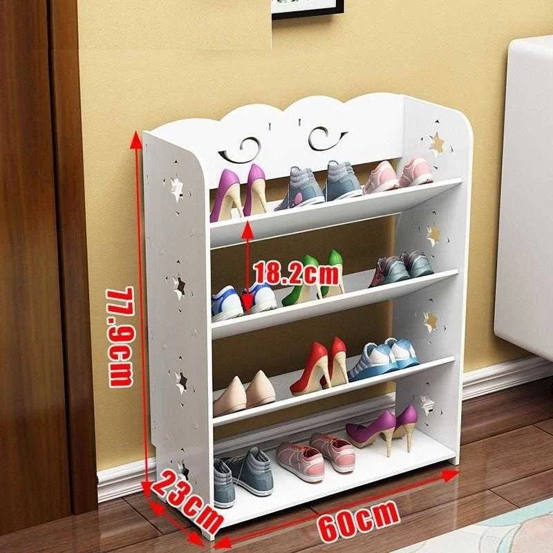 Деревянный шкаф для хранения обуви |