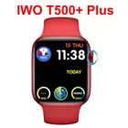 IWO 13 12 T500 + Plus часы 6 1,69 дюймов HD Bluetooth Вызов 44 мм смарт-часы термометр 3 UI пульсометр для IOS Android