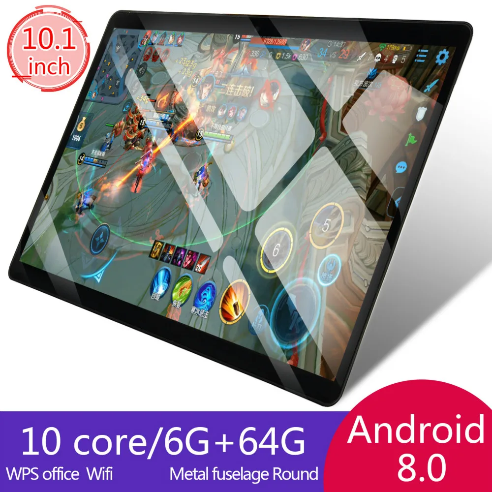 2.5D стекло 10 дюймов 4G LTE планшетный ПК Android 8 0 Восьмиядерный планшеты разрешение