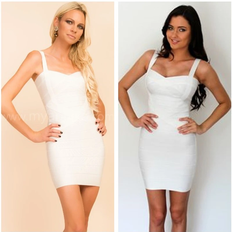 candy colors cross elastic knitted 2018 new arrivals spaghetti strap bodycon sweetheart hl bandage dresses | Женская одежда