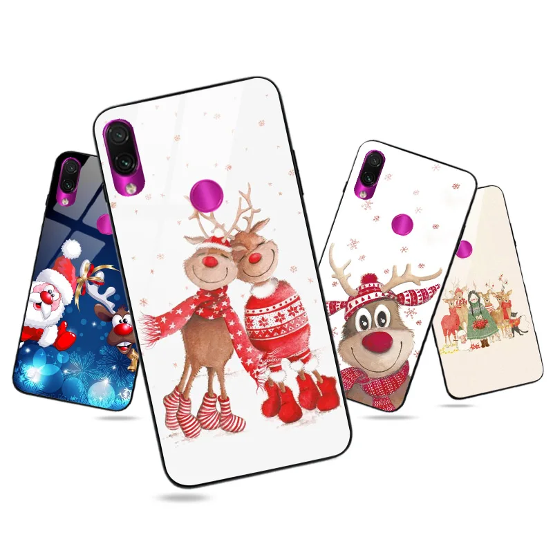 Рождественский чехол для телефона Xiaomi Redmi Note 8 T 9 S PRO 7 6 5 5A Prime 9A 7A 8A 6A Plus Mi 10 Lite