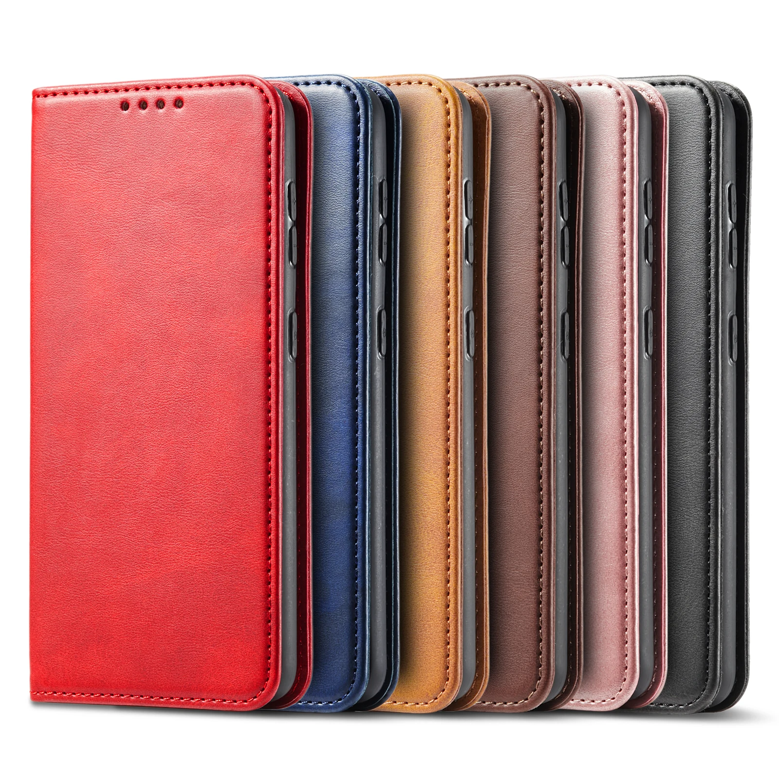 

Leather Flip Case for Samsung S21 Ultra S21 S20 fe A52 A51 A71 A32 A12 Luxury Wallet Cards Stand Phone Bags Cover