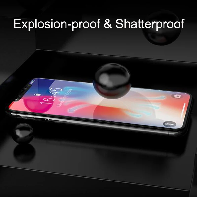 

Oppselve 3D Full Cover Tempered Glass For iPhone 11 Pro Max XS XR X SE 2020 Screen Protector On The For iPhone 7 8 6S 6 Plus
