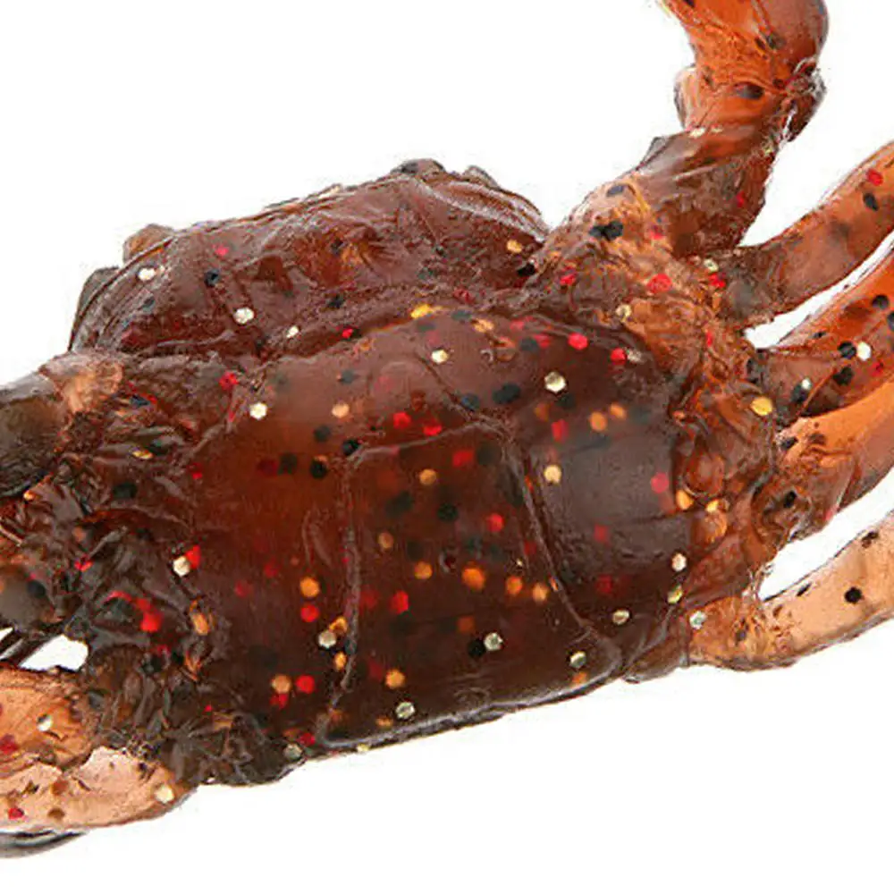 1 шт. рыболовные снасти Приманка Мягкая 3D краб моделирование морской рыбы крючок