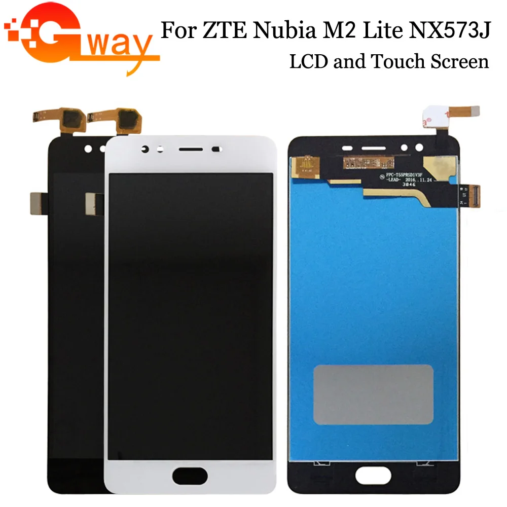 100% протестированный для ZTE Nubia M2 Lite NX573J ЖК дисплей кодирующий преобразователь