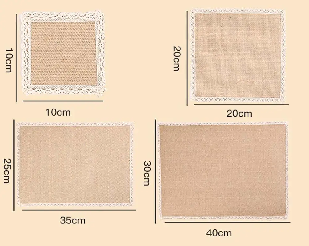Джутовая Мешковина шт гессенской каботажное судно тканевый винтажные Свадебные