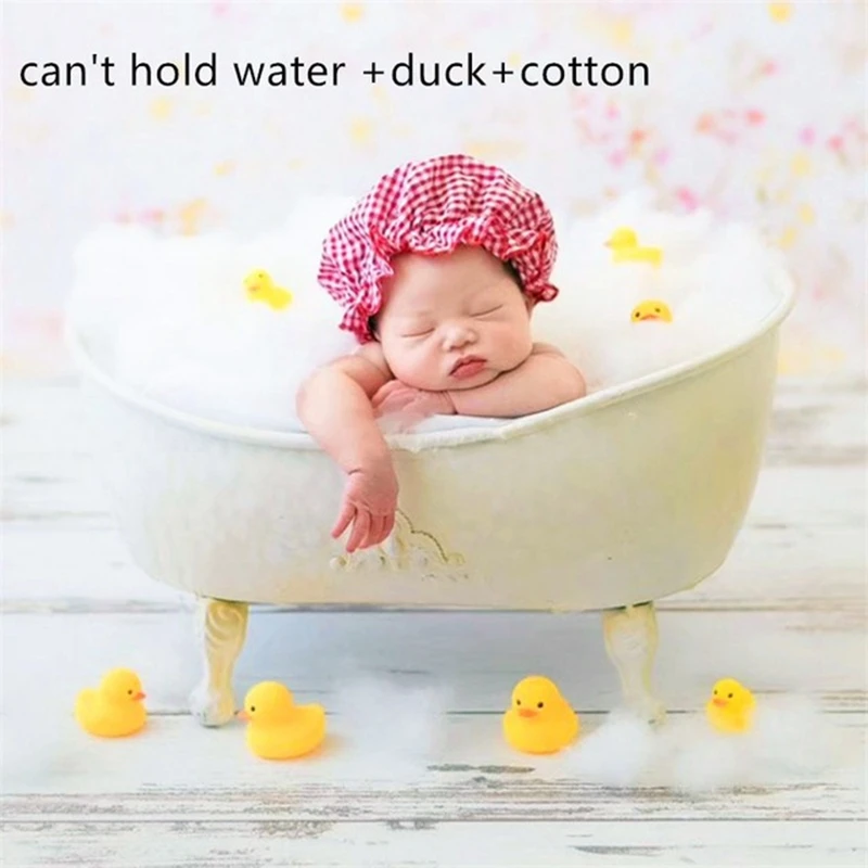 Newborn Baby Photography Props Bathtub Multifunction Fill With Water Iron Shower,Baby Photo Props Shooting Studio Accessories