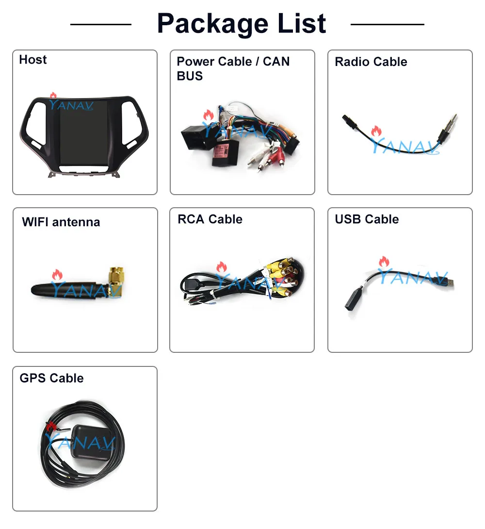 

Android car stereo GPS navigation FOR-Jeep Cherokee 2015-2017 vertical touch screen car radio multimedia HD video MP3 player