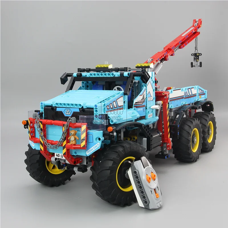 20056 Technic ultimate серия вездеход 6X6 грузовик набор строительных блоков Кирпичи игрушки модель совместима 42070 Детский Рождественский подарок