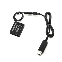 w126 dummy battery usb adapter charging cable for fujifilm fuji camera and power bank replace cp w126 np w126 as ac v9