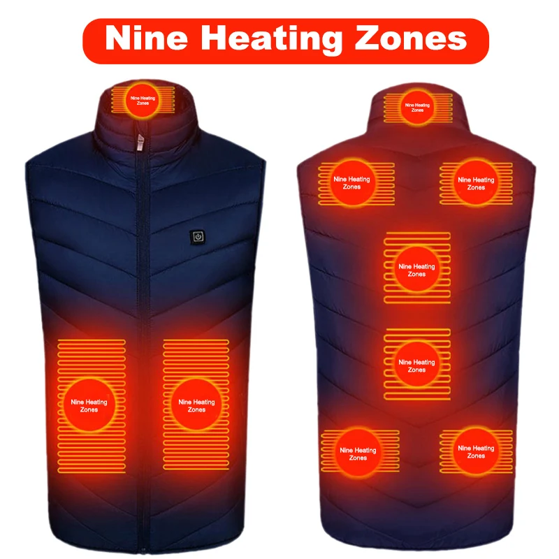 Теплый жилет куртка usb обогреватель зимний уличный походный охотничий курка с