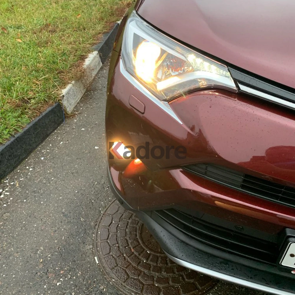 Для Toyota RAV4 RAV 4 ABS хромированный авто передний головной светильник, накладка на голову, светильник для бровей, полоски для стайлинга автомобилей