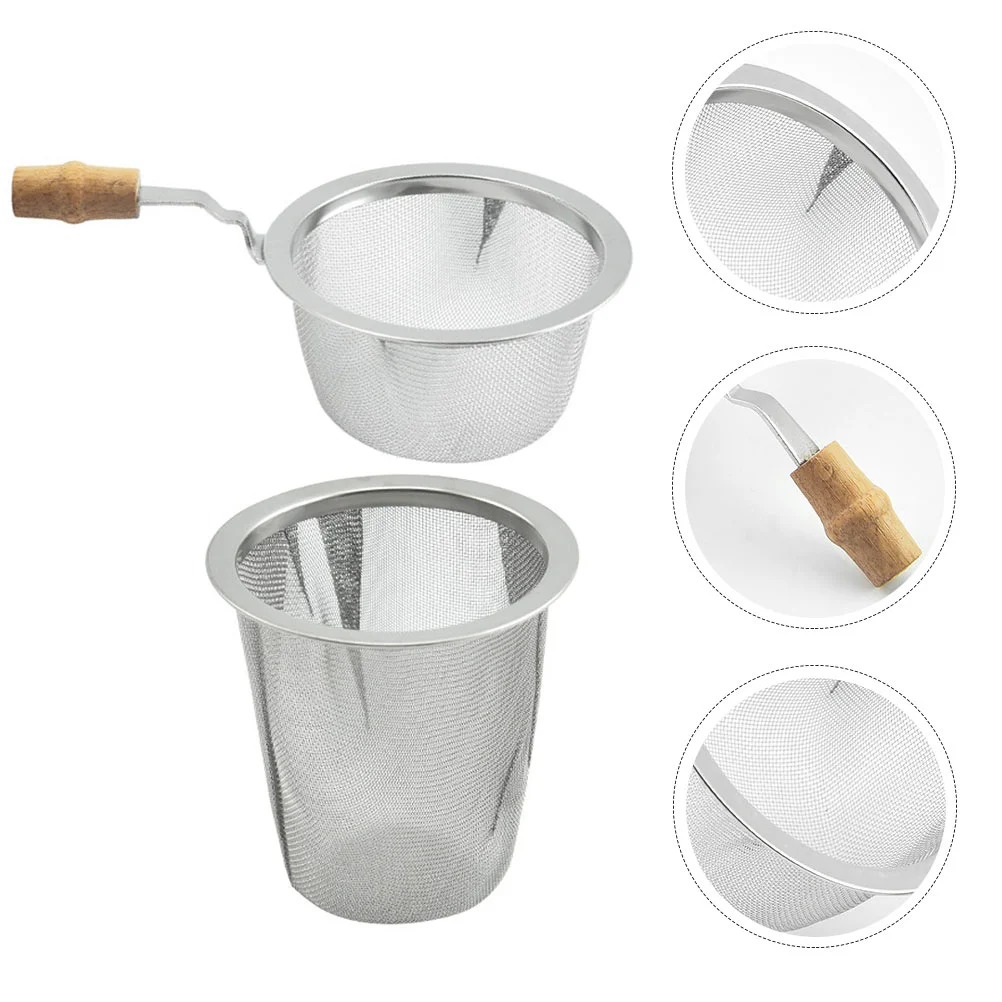 

2 шт., безвкусные фильтры в виде листьев из нержавеющей стали с тонкой сеткой (серебристый)