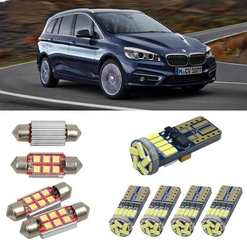 Внутренние светодиодные Автомобильные фары для BMW 2 gran tourer f46 Купольные лампы