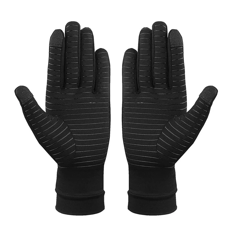 

Full Finger Copper Arthritis Compression Gloves Compression Arthritis Gloves Relieve Pain From Arthritis and Rheumatoid