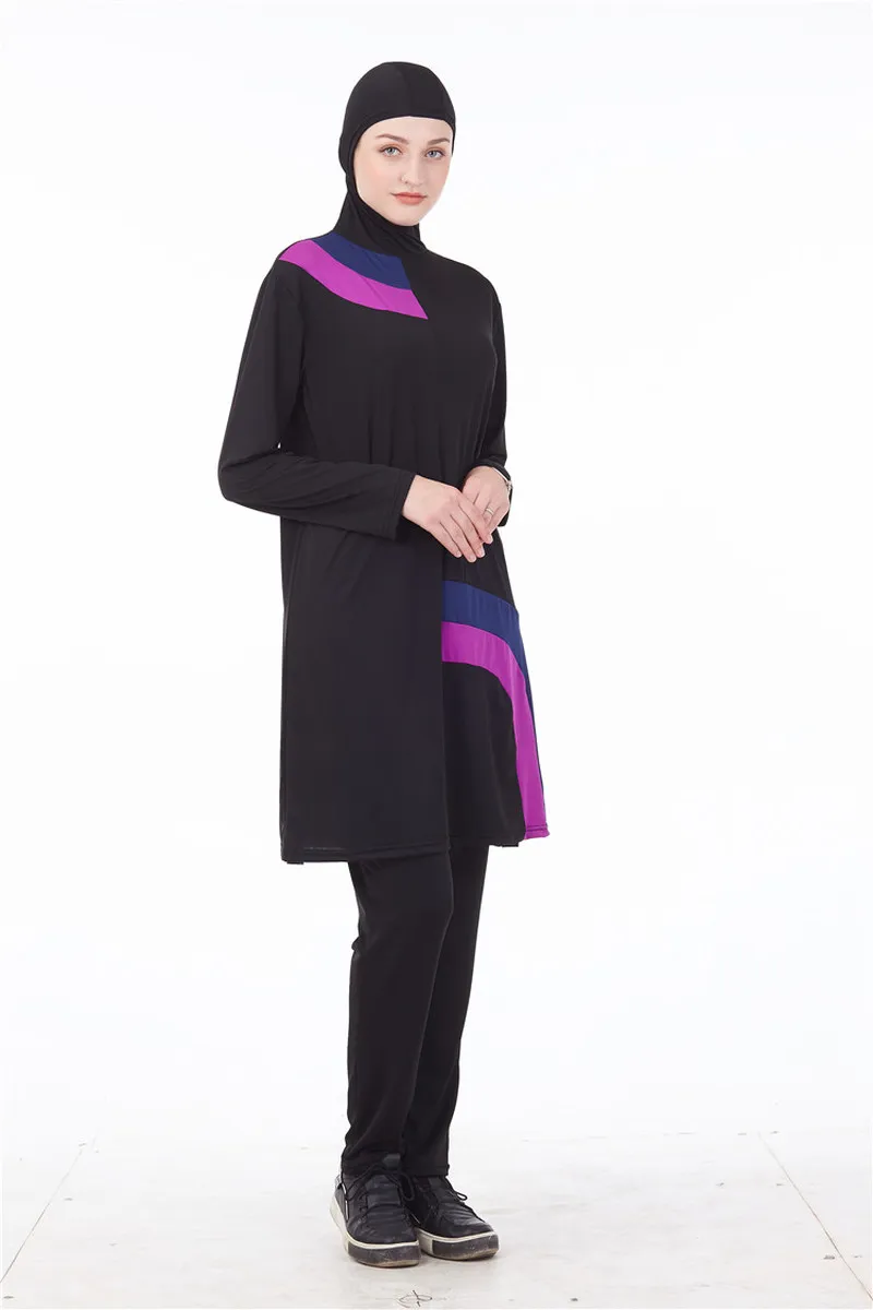 Мусульманский костюм из 2 предметов одежда для плавания Женская Арабская