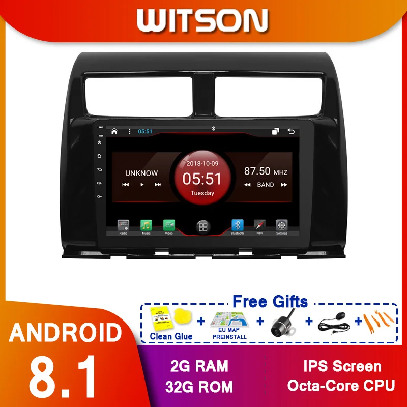 WITSON 9 &quotFULL HD сенсорный экран Android 0 Восьмиядерный Автомобильный GPS мультимедийный