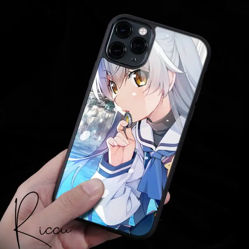 

Animation Grisaia Phantom Trigger Phone Case Rubber for iPhone 12 11 Pro Max XS 8 7 6 6S Plus X 5S SE 2020 XR 12Mini case