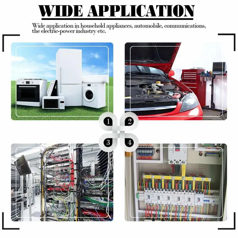 

50/100PCS Insulated Spade Crimp Wire Cable Connector Male Female Terminals Connectors for Wifes 12-10 AWG Terminal Kit