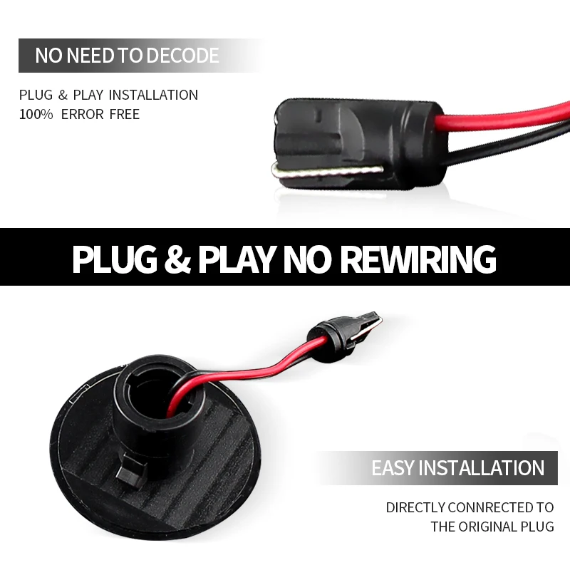 Динамический мигающий светодиодный боковой габаритный указатель поворота для