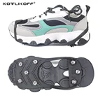 Противоскользящие скобы 8-Stud Снежный Ледяной Коготь скалолазание шипы Захваты Скобы шипы для льда для зимнего снега шипы бутсы крышка сапог 1 пара