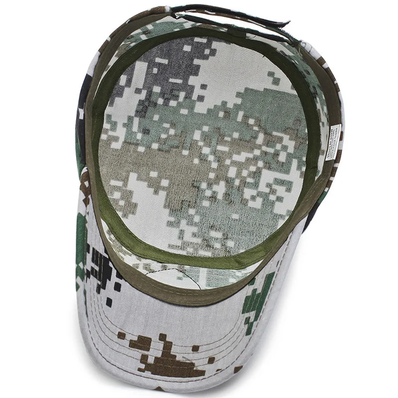

Flat Top Baseball Cap Cotton Military Caps Cadet Army Caps Adjustable Camouflage Hat Outdoor Casual Cap Sports Hat