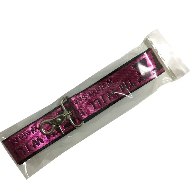 Purple dog Leash 1,6 М Модные нейлоновые ошейники для собак, поводок для собак, набор для маленьких средних собак и кошек, больше цветов a01 - Цвет: Purple dog Leash