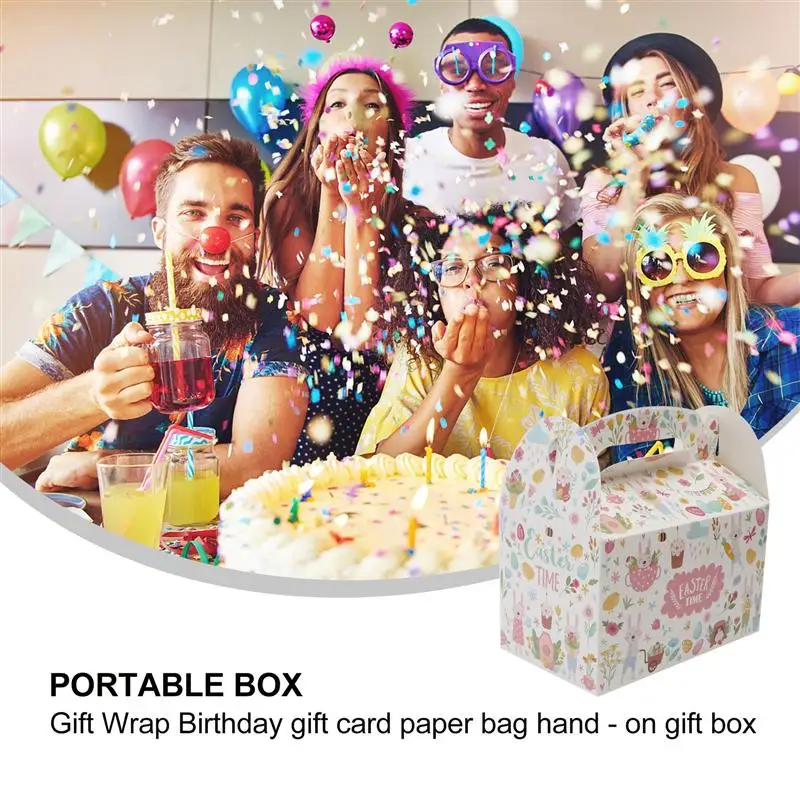 12pcs Easter Gift Boxes Candy Packing Box Egg Storage Party Decoration Accessories Kids Holder |