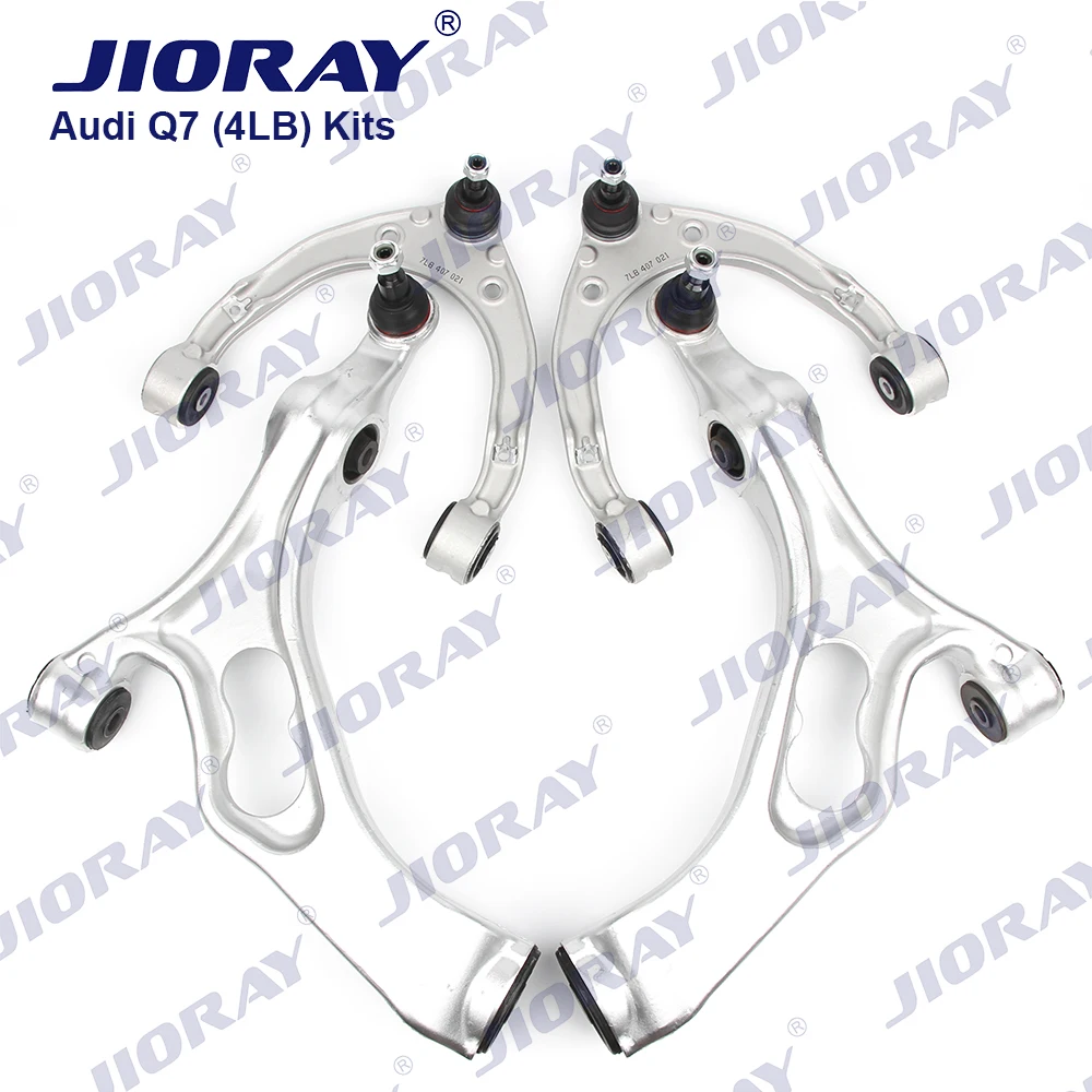 

Комплект передних верхних и нижних рычагов управления JIORAY для Audi Q7 4LB SUV 2006-2016