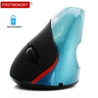 usb wireless mouse ergonomic vertical office mouse rechargeable optical 1600dpi computer mause pc gaming laptop mice for gamer
