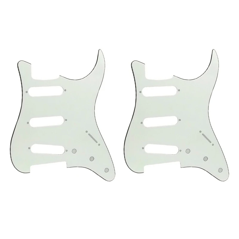 

Guitar Pickguard for Fender 11 Hole Standard Modern Style Humbucker Prewired Scratch Plate Set(2Pcs)