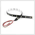 Светодиодная лента для автомобилей, гибсветодиодный Водонепроницаемая ламсветильник для Audi Q3, Q5, SQ5, Q7, A1, A6, A6L, A7, A8, S5, S6, S7, TT, TTS, A3