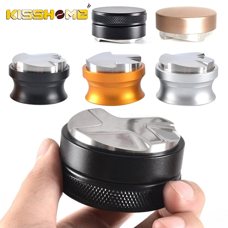 Темпер для кофе из нержавеющей стали 3/4 наклонная основа отката алюминиевый