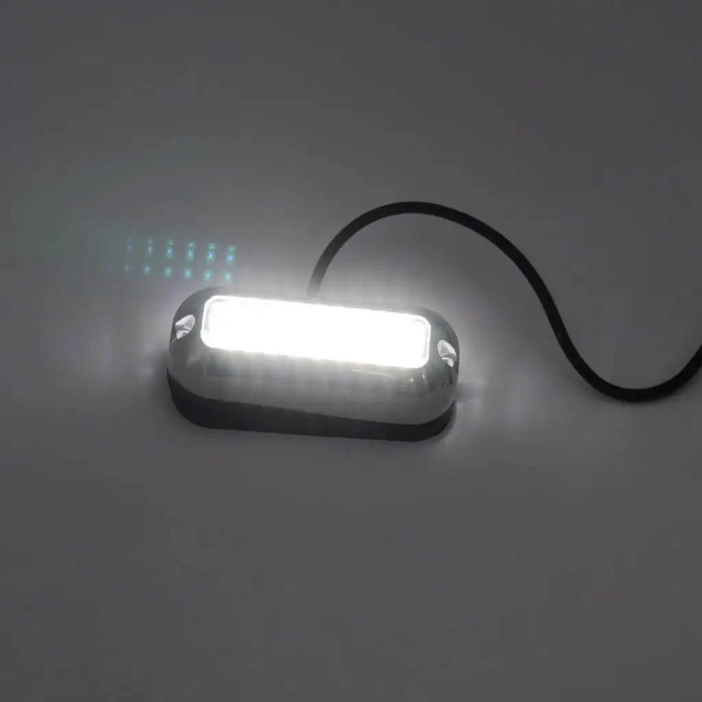 

White Color 27 LEDs Underwater Transom Pontoon Marine Boat Lights Lamp