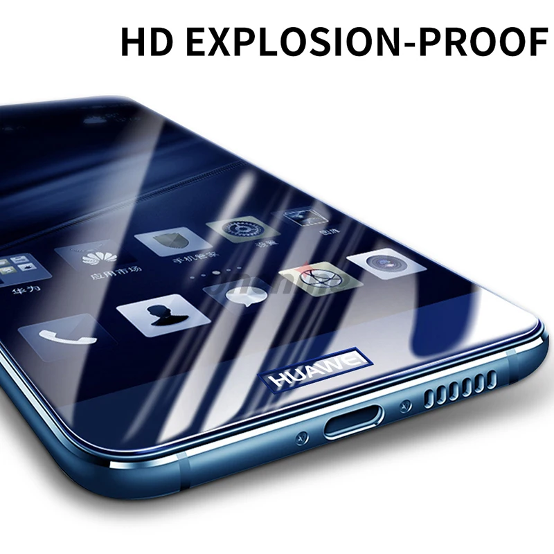 Onenine 4D Защитное стекло для Huawei P10 Plus экрана полное покрытие закаленное 3D изогнутая