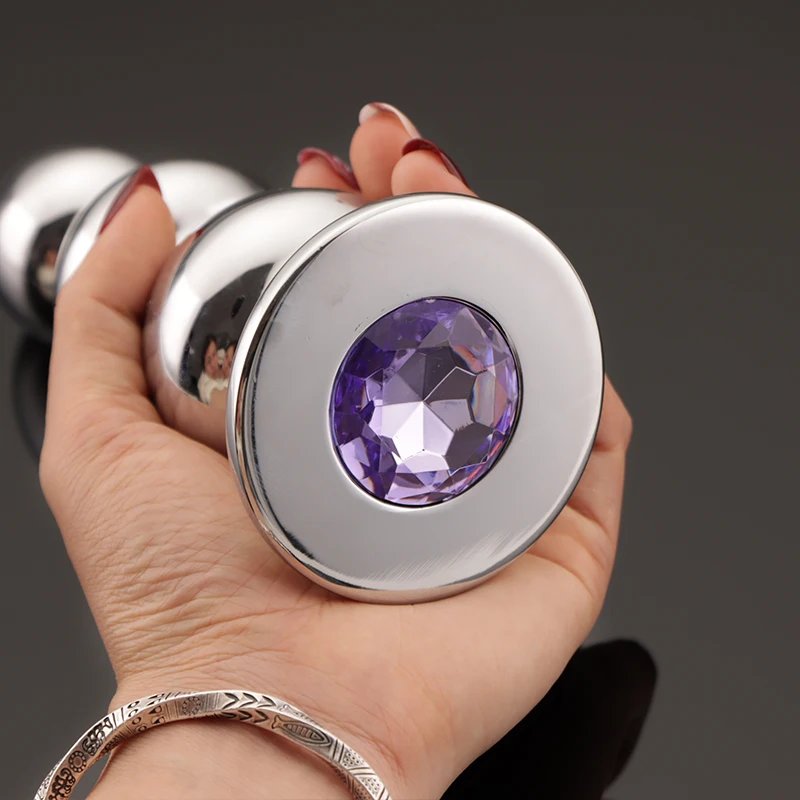 3 вида огромная Анальная пробка из нержавеющей стали интимные игрушки для мужчин