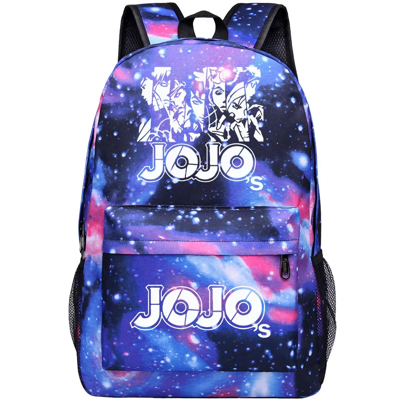 Светящийся рюкзак с принтом невероятные приключения джоджо школьный ранец на