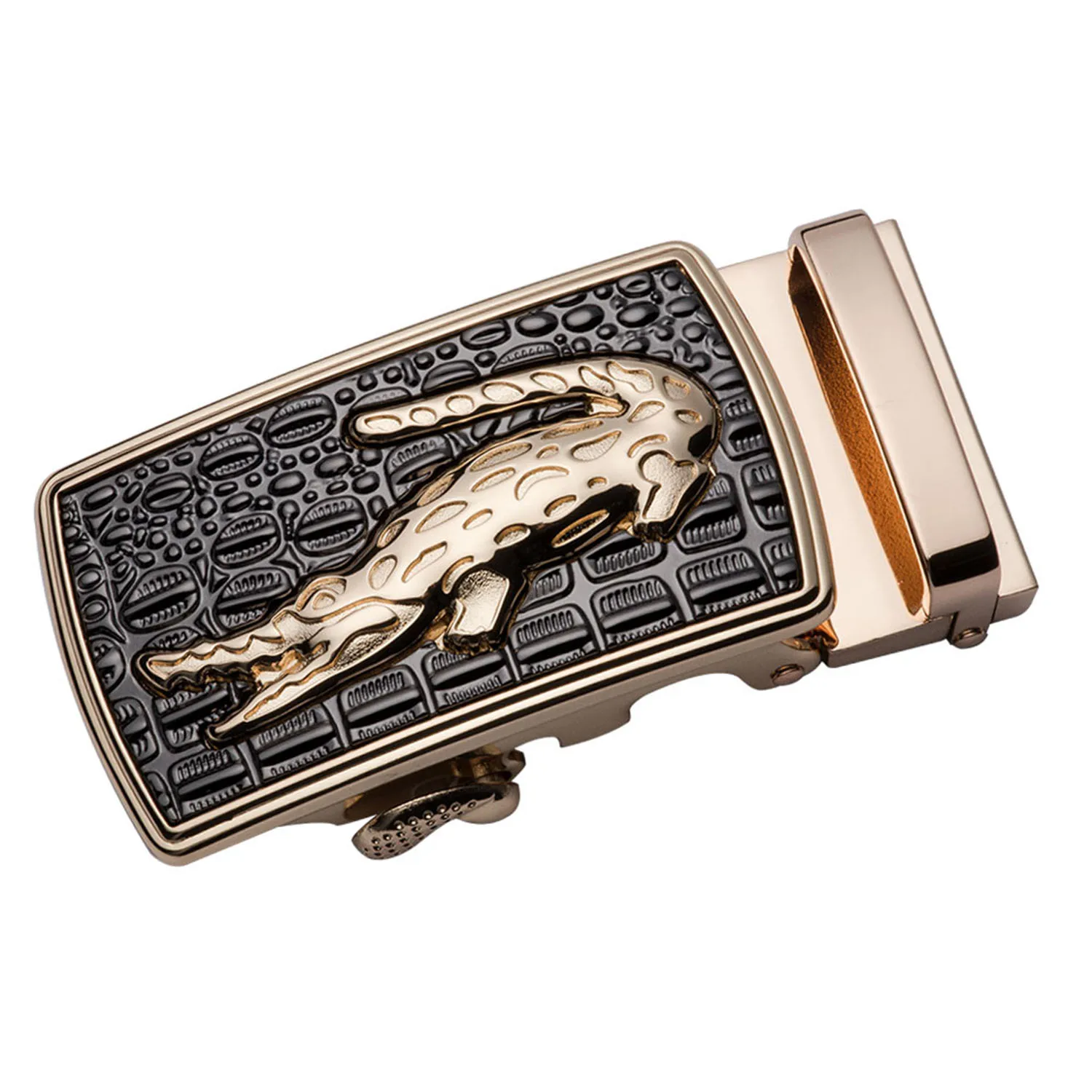 Модная Автоматическая пряжка для ремней с леопардовой головкой 3 5 см храповым