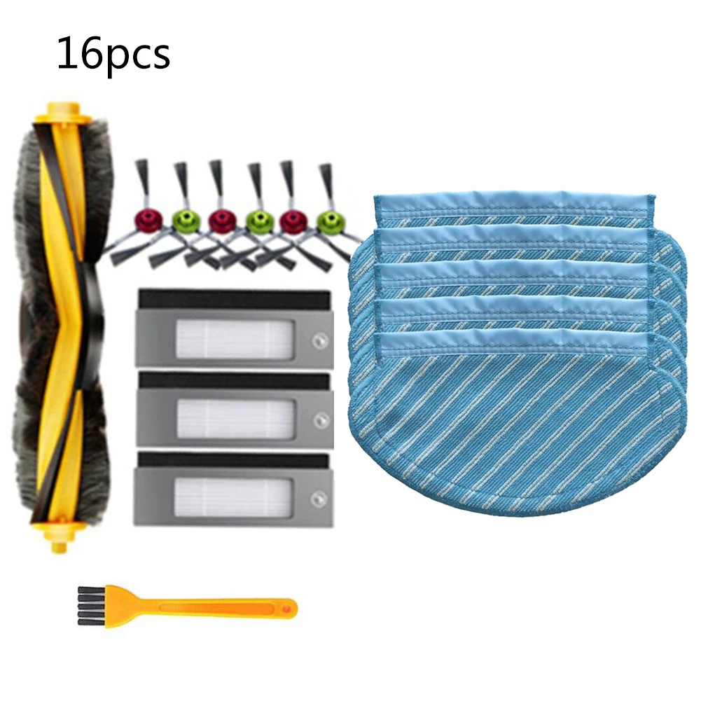 Основная щетка фильтр боковая тянущиеся колеса Одноразовые Салфетки Для Ecovacs Deebot