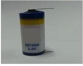 

Бесплатная доставка, партия из 2 предметов 1/2AA ER14250 3,6 V основная литиевая батарея с ножка