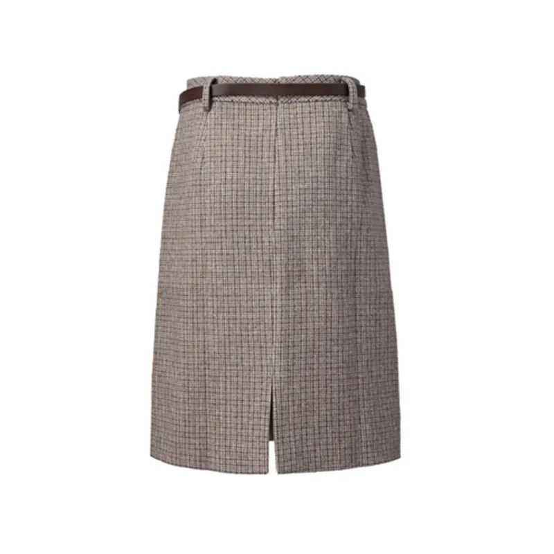 

Skirts Women 2021ye 2021 Spring New Fashion Pocket Decorative Stitching Plaid Skirt 8c50350370