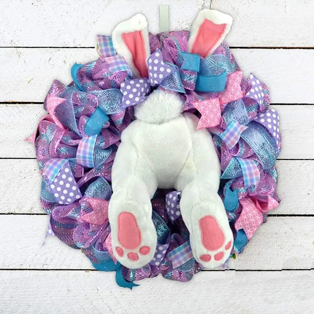 

Multi-color Cute Cartoon Cloth Garland with Rabbit Pendant Door Decor for Easter