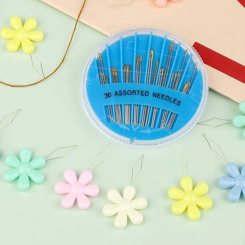 MIUSIE 30 Pcs Needle Threader Sewing Set Plastic Threaders Durable Household Tools For Crafting | Дом и сад